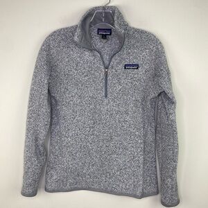 Patagonia Gray 1/4 zip Better sweater size S